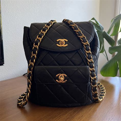 fake backpack chanel|chanel backpack women.